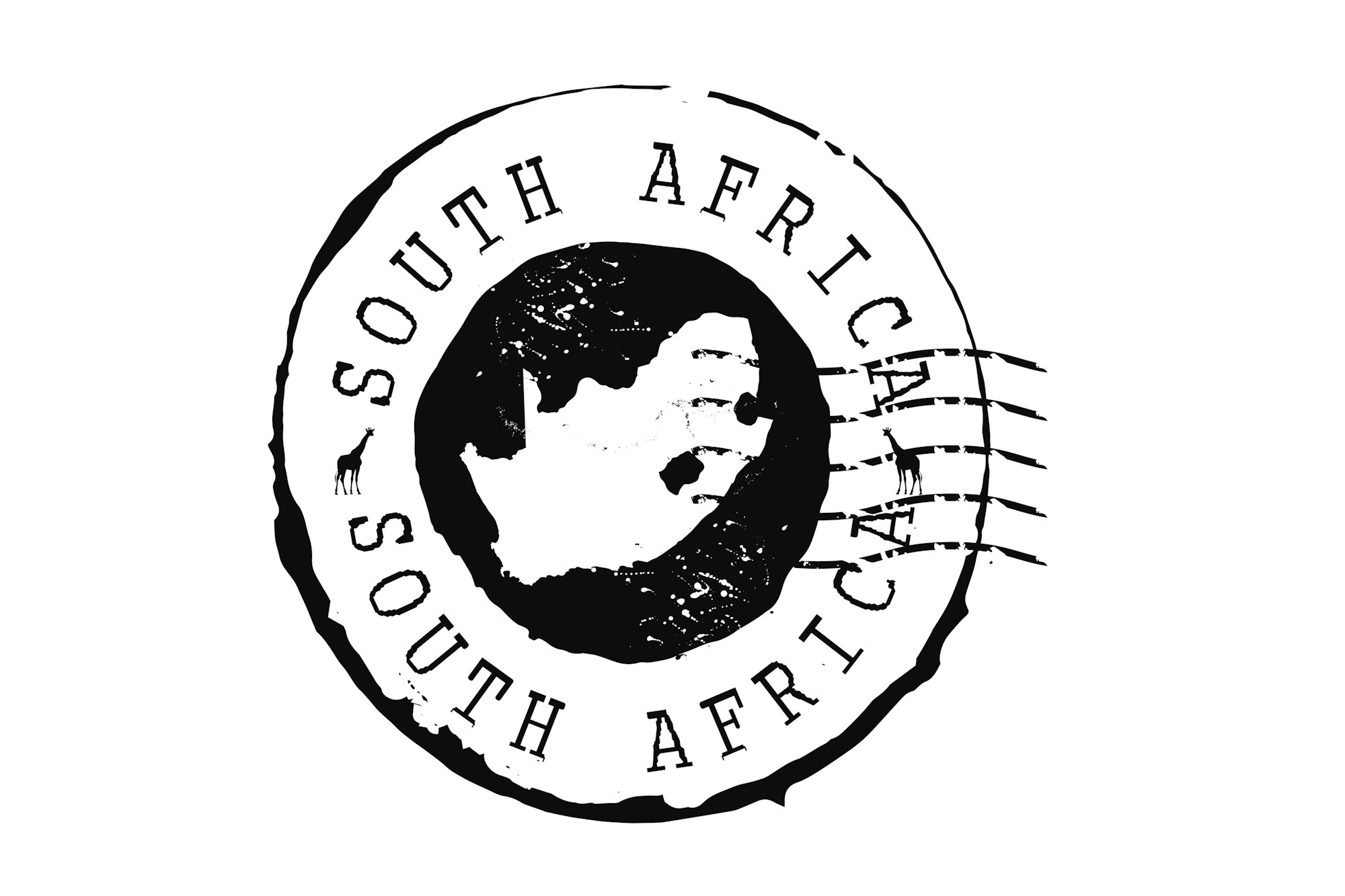 #7519 Black logo isolated on a transparent background